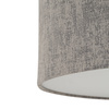 Lampa wisząca o średnicy 50cm z abażurem w kolorze jedwabistego grafitu 1xE27 LAGO M Nowodvorski 11674