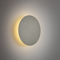 Kinkiet LED metalowe koło 15cm w kolorze szałwiowym podświetlające ściane RING LED S 3000KNowodvorski 12663