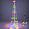 Choinka świecąca LED do domu lub ogrodu 2,5m 365LED 2700K + RGB IP44 Biały Milagro Eko-Light EKSW2925