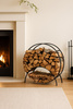 Stojak na drewno na nóżkach KS-21 STOJAK WOOD RING M z serii KAJA HOME