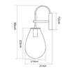 Kinkiet Fondi czarny 1xE14 Light Prestige LP-1214/1W