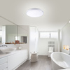 Lampa sufitowa plafon chromowany do łazienki 49cm IP44 ISABELL LED 3000K Just Light 14844-17