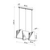 Lampa wisząca BLUM Sollux Lighting  2BM SL.0771 SL.0772 - kolor do wyboru
