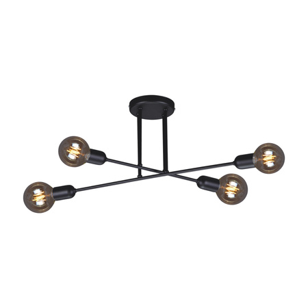 Lampa sufitowa SITYA BLACK Kaja K-4382