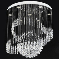 Lampa sufitowa wisząca kryształowa GALAXIS DY1897-7 CRISTAL