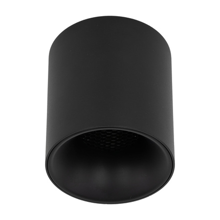 Czarna tuba sufitowa natynkowa o średnicy 7,3cm LED 3000K BLAZE BLACK 12W Tk Lighting 18141