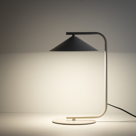 Lampka stołowa metalowym w kolorze kaszmirowym 1XGX53 LUME KASZMIR Tk Lighting 16189