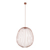 Lampa wisząca druciana w ceglanym kolorze SPHERA L BRICK 1XGX53 Tk Lighting 11302