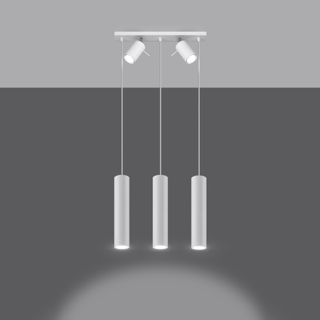 Lampa wisząca RING 3 biały Sollux SL.1098