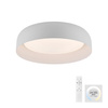 Okrągły biały plafon sufitowy 40cm sterowany pilotem OSKO LED Just Light 14215-16
