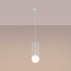 Lampa wisząca BRINA 1 biała Sollux SL.1331