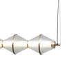 Lampa wisząca Fuente złota LED 3000K Italux PND-34395-5-HBR