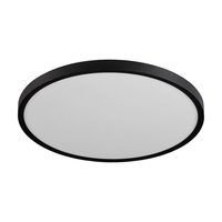 Plafon okrągły czarna obramówka California 60 cm LED CCT Light Prestige LP-2505/1C-60 BK