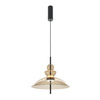 Szklana lampa wisząca LED 3000K z bursztynowym kloszem Bangkok MOD185PL-L12CG3K3 Maytoni