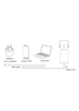 Lampa stołowa BATT LED Zuma Line ETLED-564-BR