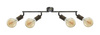 Lampa sufitowa poczwórna FIDEL Rabalux 3217
