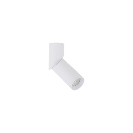 Oprawa sufitowa biała tuba z ruchomą głowicą ELARIS WHITE S 1xGU10 MINI MR11 Tk Lighting 11252