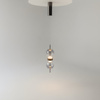 Nowoczesna lampa wisząca szklane dymione dwie kule LED 3000K Double Moon MOD478PL-L8B3K Maytoni
