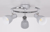 JULIE LAMPA SUFITOWA SPIRALA 3X40W E14 SZARY Candellux 98-66633
