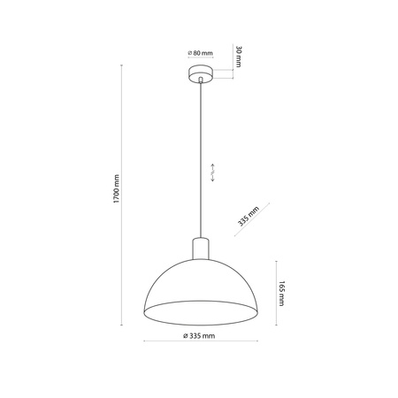 Metalowa lampa w kolorze sabia z elementem drewna OSLO SABIA 1xE27 Tk Lighting 11010