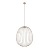 Lampa wisząca druciana w kolorze bezowym 50cm SPHERA L SABIA 1xGX53 Tk Lighting 11303