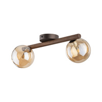 Oprawa sufitowa, kinkiet ESTERA WOOD ORZECH BURSZTYN 2XG9 Tk Lighting 11092
