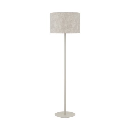 Lampa podłogowa z cylindrycznym abażurem o średnicy 46cm w kolorze jedwabistej szarości 1xE27 CEDRO Nowodvorski 11667