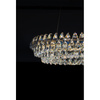 Duży żyrandol kryształowy o średnicy 100cm LED 3000K ściemnianie BARLETTA 60+100 PENDANT 3-STEP DIMM GO Azzardo AZ6904