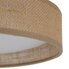 Plafon sufitowy LED o średnicy 30cm w kolorze beżowym DEMI JUTA Tk Lighting 11858