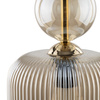 Lampa wisząca ryflowany koniakowy klosz SOPHIA COGNAC 1xE14 Tk Lighting 11038