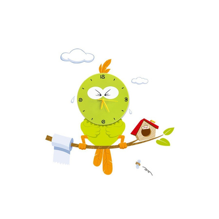 Kinkiet, Lampka dziecięca BIRD 0,6W LED CLOCK Milagro ML208