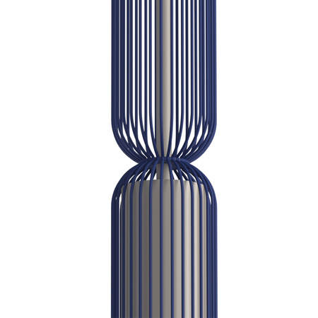 Lampa wisząca druciana tuba granat + beż 1xGU10 SINGLES B Nowodvorski 12202