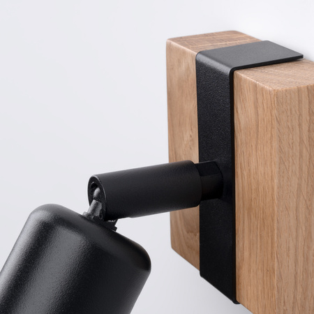 Kinkiet ZUCA czarny Sollux SL.1295