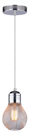 GLIVA LAMPA WISZĄCA 1X60W E27 CHROM (BEZ ŻARÓWEK) Candellux 31-58652