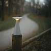 Lampka stołowa szara do domu jak i na stolik zewnętrzny  FUNGHI SZARA IP44 MAXLIGHT T0064 