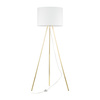 UMBERTO WHITE GOLD LAMPA PODŁOGOWA 1 TK Lighting 6637