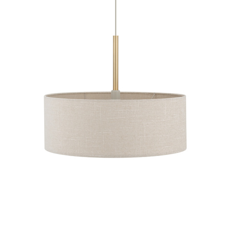 Lampa wisząca z kremowym abażurem o średnicy 50cm 1xE27 SANTANA M Nowodvorski 11652