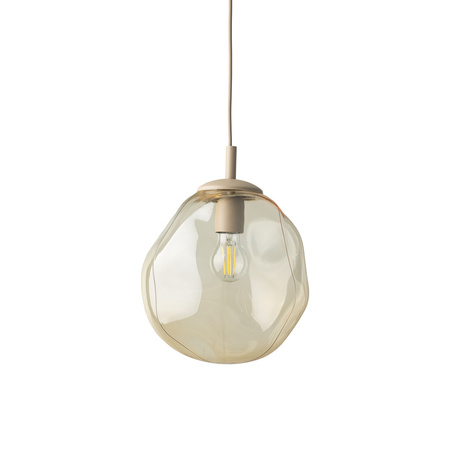 Lampa wisząca nieregularny szklany klosz 25cm LAVA M SABIA 1xE27 Tk Lighting 11327