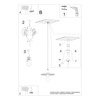 Lampa wisząca SIRKEL 30 czarny Sollux TH.144