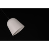 Mała metalowa biała lampa wisząca CAPRI A WH AZZARDO AZ5645
