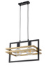 MERCI 2 lampa wisząca czarny złoty Sigma 32389