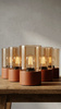 Prosta lampka stołowa z cylindrycznym kloszem VERA Kaja Lighting K-5983