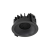 Czarna okrągło oczko sufitowe 11cm NEXUS BLACK CCT 18 W Tk Lighting 18133
