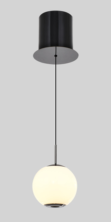 Lampa wisząca jedynka LED Luberon czarny chrom Aviano Lighting 6051-105
