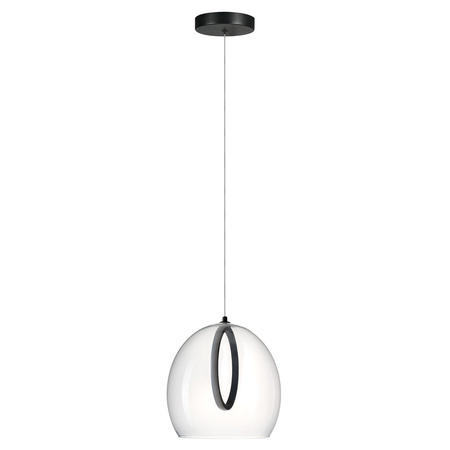 Nowoczesna, szklana lampa wisząca o lekkim designie NICOLE PENDANT CLEAR AZZARDO AZ6195
