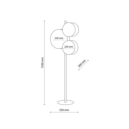 PULSE LAMPA PODŁOGOWA 3 TK Lighting 5960