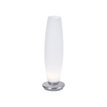 Lampa stołowa szklana o srebrnej podstawie TYRA Paul Neuhaus4027-55 na dotyk