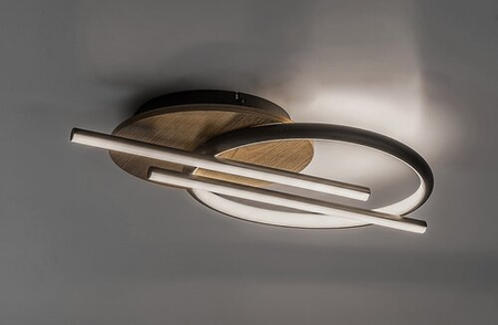 Lampa sufitowa z elementem drewna LED Arash Rabalux 71404
