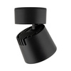 Czarna oprawa natynkowa ruchoma tuba wybór barwy światła KYOTO BLACK CCT 7W Tk Lighting 18152