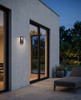 Ciemnoszary kinkiet ogrodowy LED BERGAMO GREY Kaja Lighting K-8250